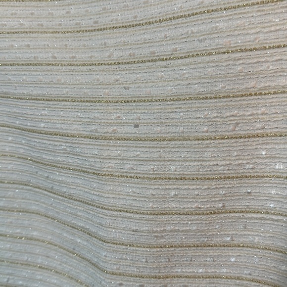 Lilly Pulitzer White and Gold Striped Dress - Picture 5 of 13